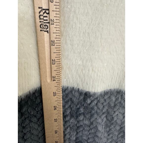 Talbots Eyelash Sequin Beaded Sweater M Soft Dainty Ivory - Picture 7 of 7